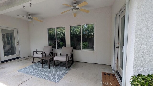 3242 Ashbury Ave, Madera, CA 93637 - view of patio with ceiling fan