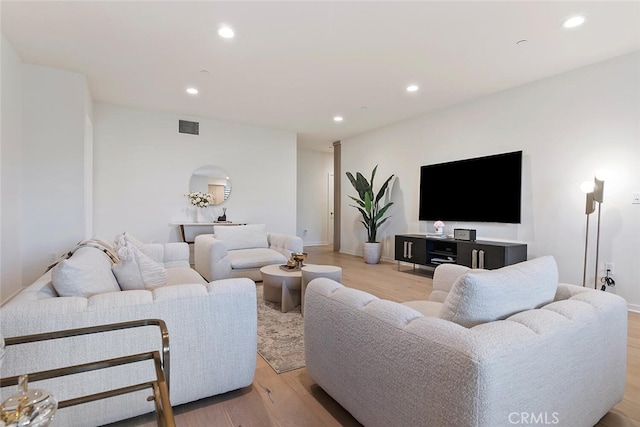 4240 Laurel Canyon Blvd Unit 307, Studio City, CA 91604 - living area with recessed lighting and light wood-type flooring