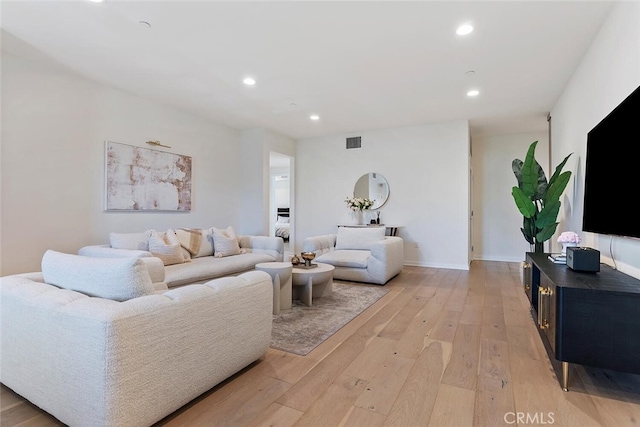 4240 Laurel Canyon Blvd Unit 307, Studio City, CA 91604 - living area featuring light wood-style flooring and recessed lighting