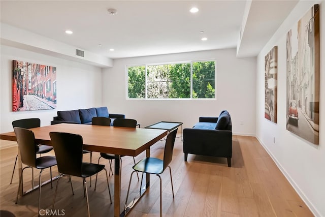 4240 Laurel Canyon Blvd Unit 307, Studio City, CA 91604 - dining space with light wood finished floors and recessed lighting
