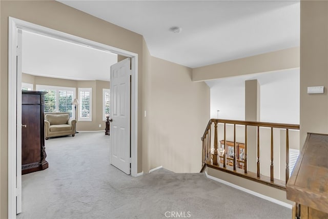 13982 Claremont Ln, Rancho Cucamonga, CA 91739 - corridor featuring an upstairs landing and carpet
