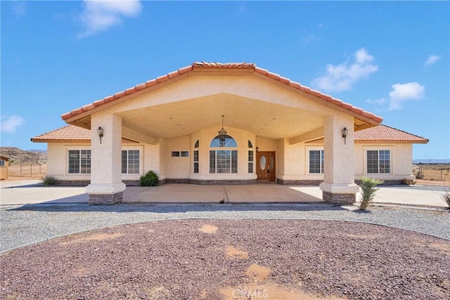 15090 Olema Rd, Apple Valley, CA 92307 - back of property with a tile roof and stucco siding
