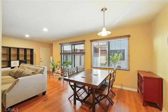 6250 Fulton Ave Unit 104, Van Nuys, CA 91401 - dining area featuring light wood-style floors and recessed lighting
