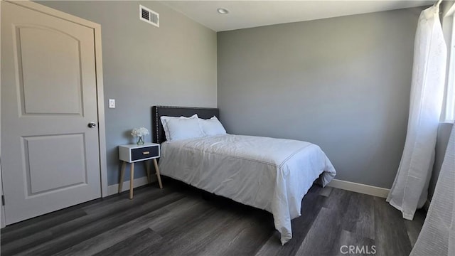 2108 Raleigh Ave, Costa Mesa, CA 92627 - bedroom with dark wood-style flooring and recessed lighting