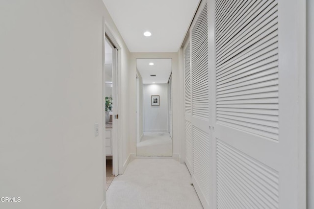 960 San Pasqual St Unit 208, Pasadena, CA 91106 - hall with light colored carpet and recessed lighting