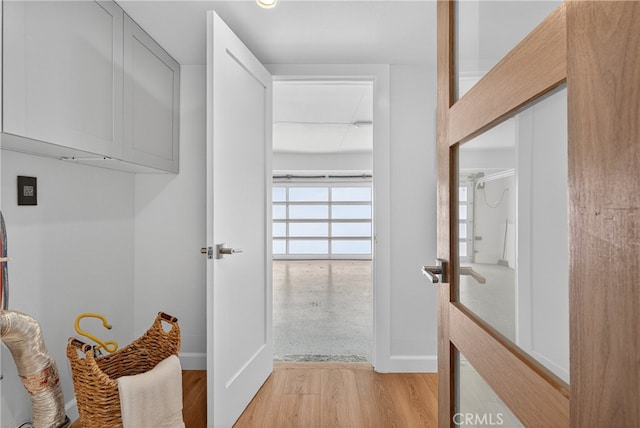 913 Lindencliff St, Torrance, CA 90502 - mudroom featuring light wood-type flooring and baseboards