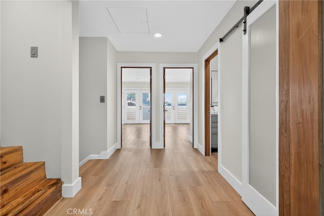 913 Lindencliff St, Torrance, CA 90502 - corridor with light wood finished floors and recessed lighting