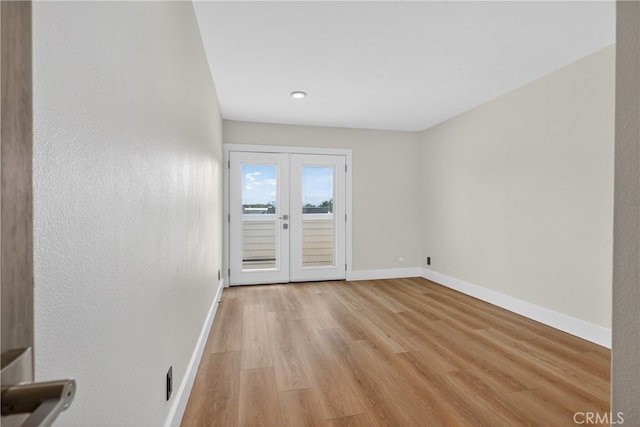 913 Lindencliff St, Torrance, CA 90502 - doorway with french doors and light wood-style floors