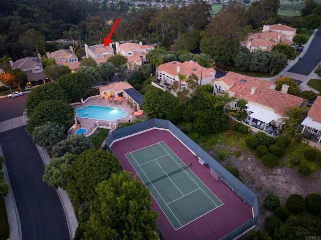 4470 Caminito Tecera, Del Mar, CA 92014 - view of property location with a pool and nearby suburban area