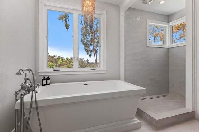 4470 Caminito Tecera, Del Mar, CA 92014 - full bathroom featuring a freestanding tub