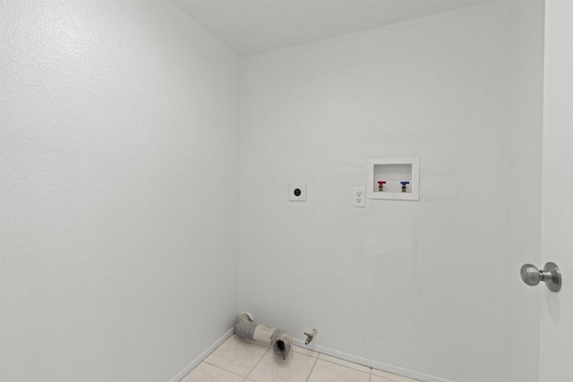 13443 Black Hills Rd, San Diego, CA 92129 - laundry room with gas dryer hookup, washer hookup, electric dryer hookup, and light tile patterned floors