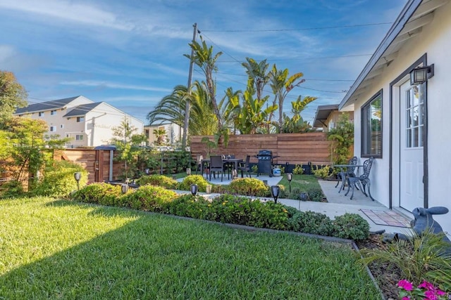 376378 Acacia Dr, Carlsbad, CA 92008 - fenced backyard featuring a patio area