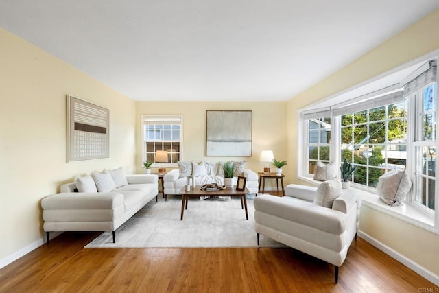 4920 Elsa Rd, San Diego, CA 92120 - living area featuring wood finished floors and plenty of natural light
