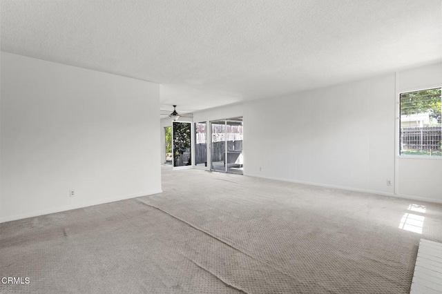 929 Diamond St, Monrovia, CA 91016 - carpeted spare room featuring a textured ceiling and ceiling fan
