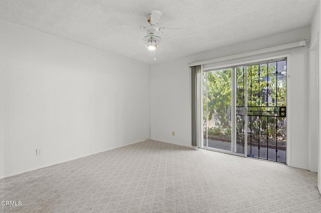 929 Diamond St, Monrovia, CA 91016 - carpeted spare room with ceiling fan and a textured ceiling
