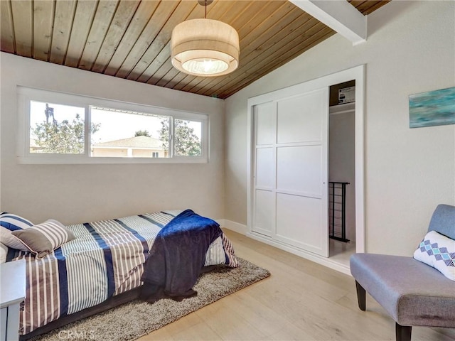 2310 W 169th Pl, Torrance, CA 90504 - bedroom with wooden ceiling and wood finished floors