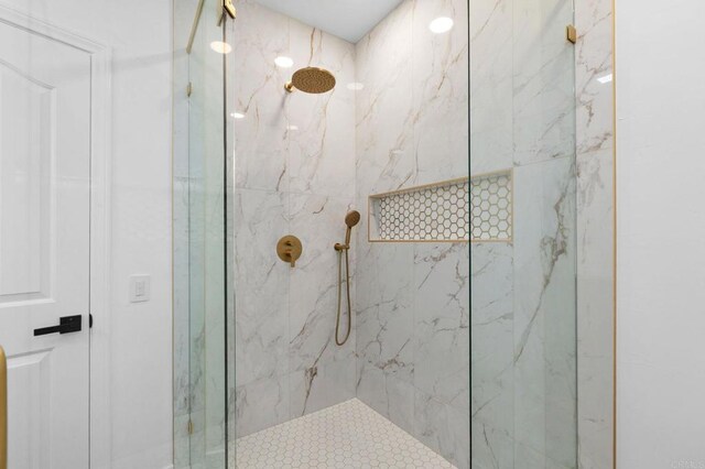 1248 Via Christina, Vista, CA 92084 - full bath featuring a marble finish shower