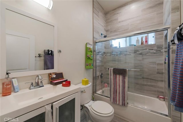 2461 Santa Ana N, Los Angeles, CA 90059 - full bathroom with bath / shower combo with glass door and vanity