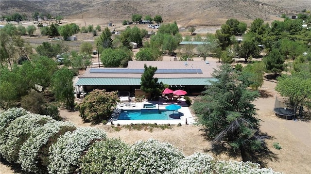 35728 Beauty Vista Ln, Agua Dulce, CA 91390 - aerial view of property and surrounding area featuring mountains