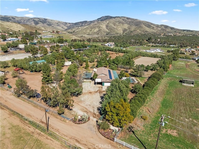 35728 Beauty Vista Ln, Agua Dulce, CA 91390 - aerial overview of property's location featuring mountains