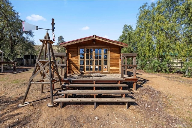 35728 Beauty Vista Ln, Agua Dulce, CA 91390 - rear view of property featuring a deck