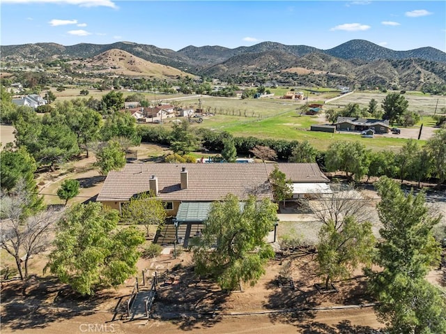 35728 Beauty Vista Ln, Agua Dulce, CA 91390 - aerial view of sparsely populated area featuring mountains