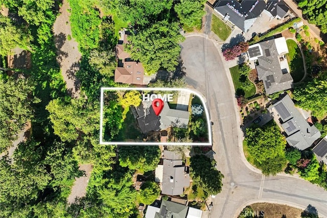 603 Reed Park Dr, Chico, CA 95926 - aerial perspective of suburban area with property parcel outlined