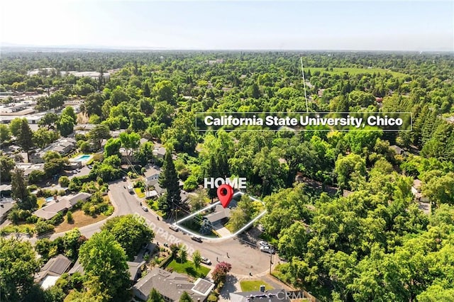 603 Reed Park Dr, Chico, CA 95926 - bird's eye view of a forest