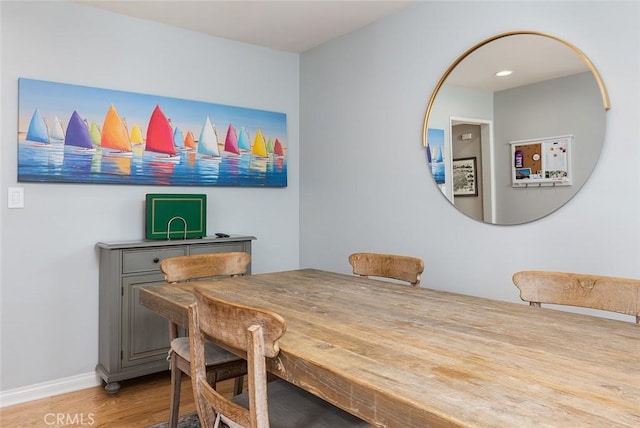 270 N Orange Grove Blvd, Pasadena, CA 91103 - dining area with light wood-type flooring and baseboards