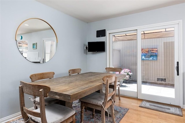 270 N Orange Grove Blvd, Pasadena, CA 91103 - dining space featuring light wood-type flooring