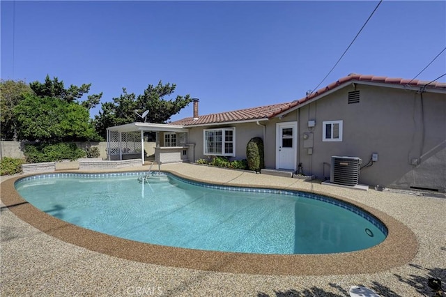 18342 Piper Pl, Yorba Linda, CA 92886 - view of swimming pool with a patio