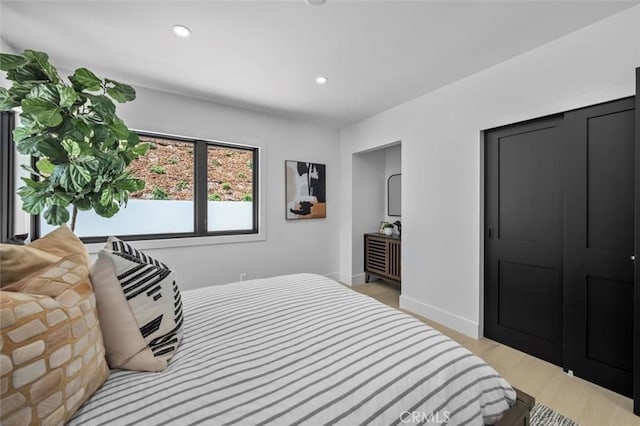2708 Via Elevado, Palos Verdes Estates, CA 90274 - bedroom with recessed lighting and light wood finished floors