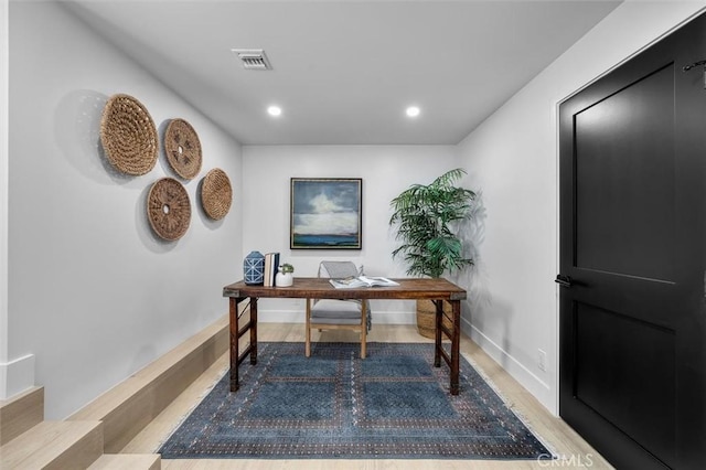 2708 Via Elevado, Palos Verdes Estates, CA 90274 - office space featuring recessed lighting and wood finished floors