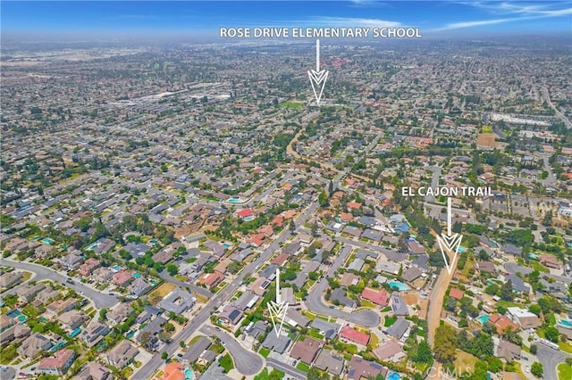 4441 Rustic Rd, Yorba Linda, CA 92886 - aerial view of property and surrounding area
