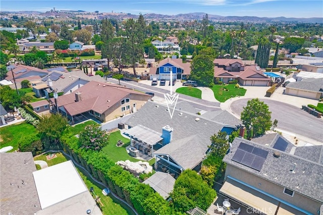 4441 Rustic Rd, Yorba Linda, CA 92886 - aerial view of residential area with a mountain backdrop