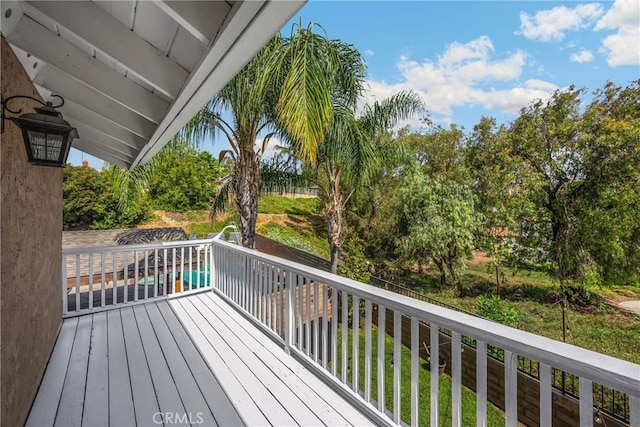 2405 E Alicia St, West Covina, CA 91792 - view of wooden terrace