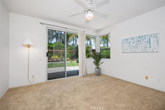 41791 Corte Lara, Temecula, CA 92592 - carpeted empty room featuring ceiling fan