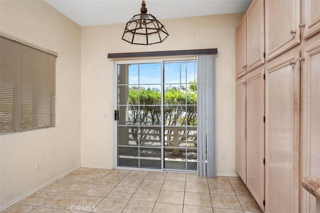 41791 Corte Lara, Temecula, CA 92592 - doorway to outside with light tile patterned flooring and baseboards