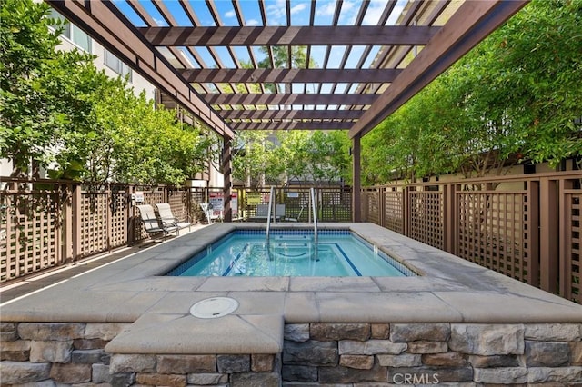 525 S Ardmore Ave Unit 257, Los Angeles, CA 90020 - view of swimming pool with a pergola