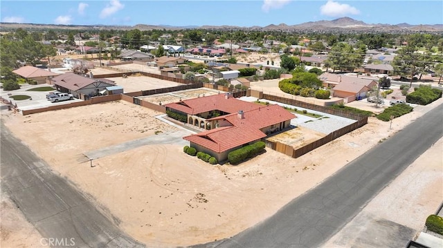 19678 Red Feather Rd, Apple Valley, CA 92307 - aerial view of residential area featuring a mountain backdrop