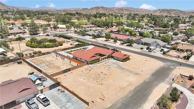 19678 Red Feather Rd, Apple Valley, CA 92307 - aerial perspective of suburban area featuring a mountain backdrop