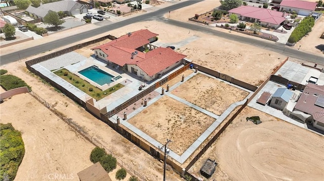 19678 Red Feather Rd, Apple Valley, CA 92307 - aerial view of residential area featuring a pool area