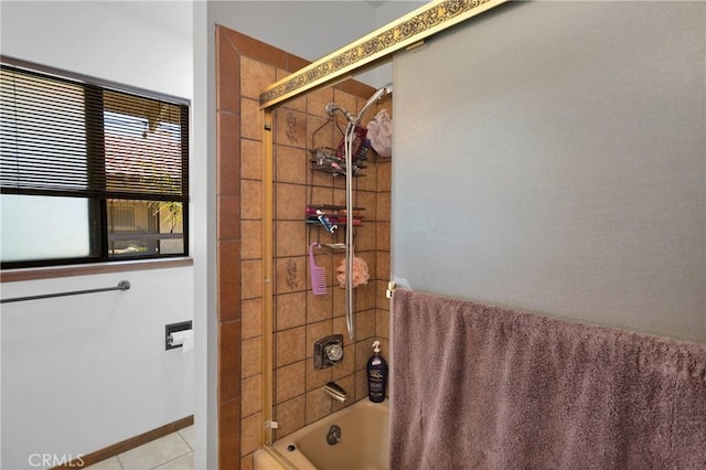 19678 Red Feather Rd, Apple Valley, CA 92307 - full bath featuring washtub / shower combination and tile patterned floors
