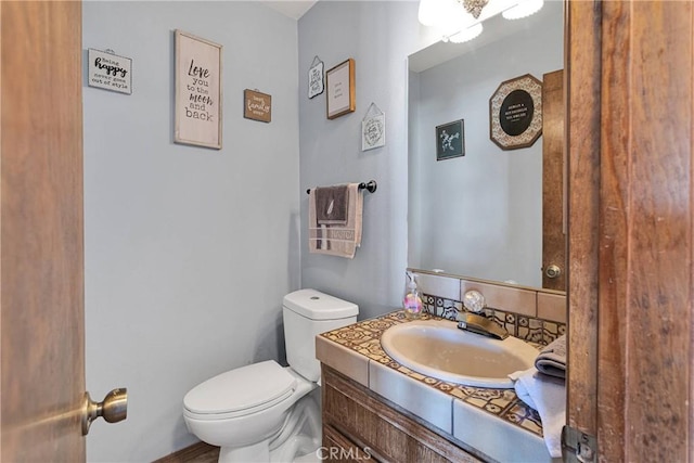 19678 Red Feather Rd, Apple Valley, CA 92307 - bathroom with toilet and vanity