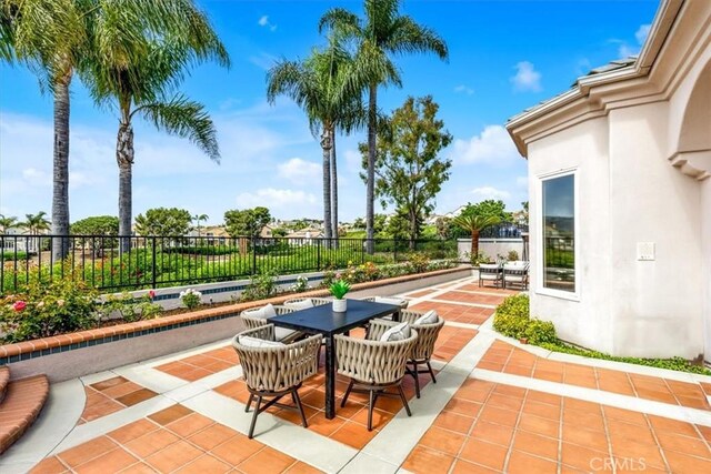 5 Marbella, Dana Point, CA 92629 - fenced backyard featuring outdoor dining area and a patio area