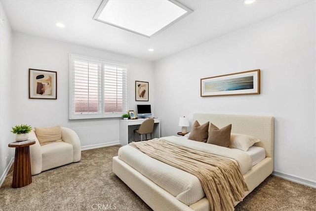 5 Marbella, Dana Point, CA 92629 - bedroom with carpet, recessed lighting, and an office area