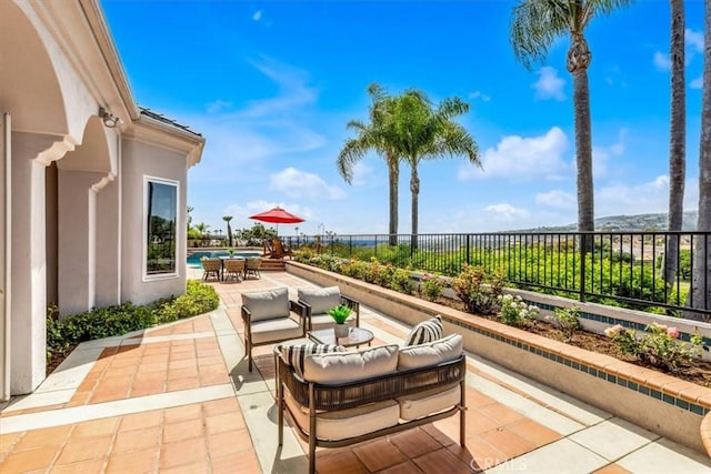 5 Marbella, Dana Point, CA 92629 - fenced backyard with a patio and an outdoor hangout area