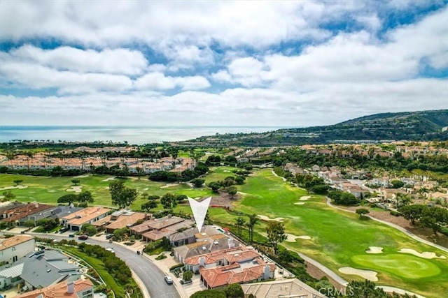 5 Marbella, Dana Point, CA 92629 - aerial perspective of suburban area with a golf club and a mountain backdrop