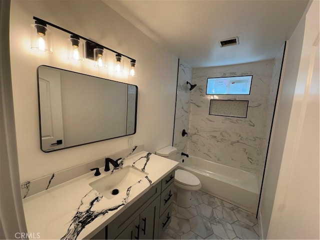1253 W 65th St, Los Angeles, CA 90044 - full bath featuring vanity and bathtub / shower combination