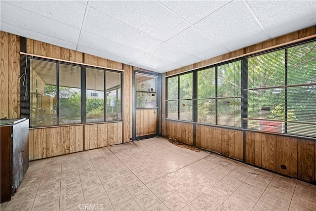 631 N Evergreen St, Burbank, CA 91505 - unfurnished sunroom with plenty of natural light and wood walls